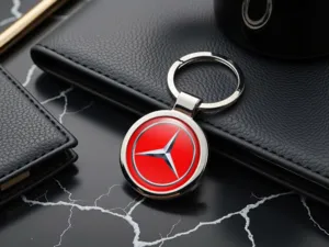 Mercedes Personalisiert Schlüsselkette Logo Premium
